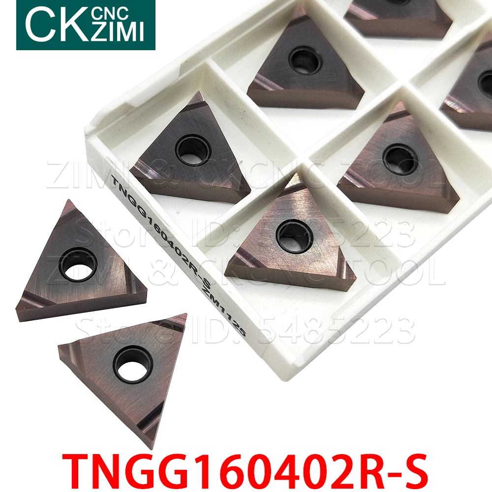 TNGG160402R-S ZM1125 TNGG 160402R S carburo scanalatura inserti tornitura utensile da taglio CNC metallo tornio strumento per acciaio inossidabile