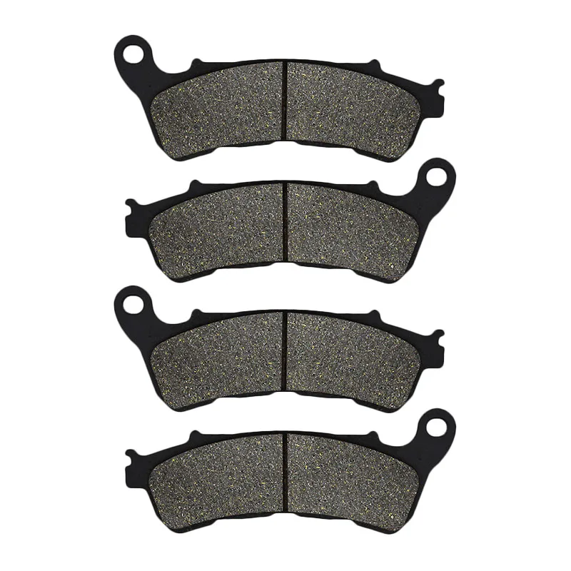 Cyleto Motorcycle Front and Rear Brake Pads for Honda CBF1000 CBF1000A CBF 1000 S/T ABS 2006 2007 2008 2009 2010 2011 2012-2016