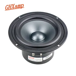GHXAMP Hifi 5.25Inch 148mm Midrange Speaker Unit 4OHM 35W Alto Mediant Cotton hemp Fiber For Home Meeting Audio 61Hz-10KHz 1pcs