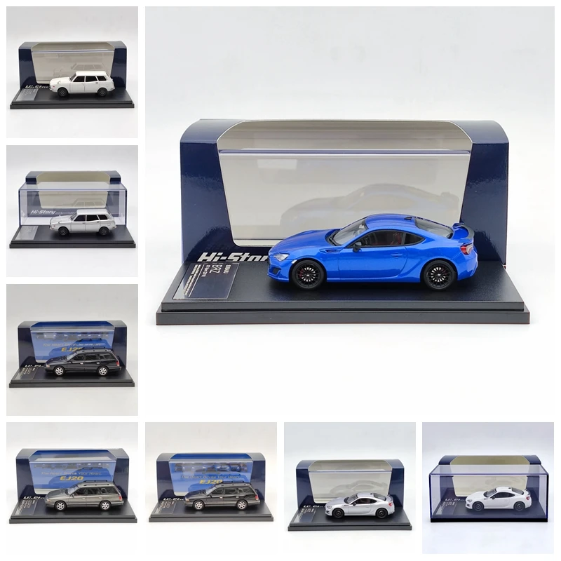 Hi Story 1:43 for for Leone Estate VAN 4WD/BRZ STI Sport/Legacy Touring Wagon GT Resin Car Model Toys Collection Gifts