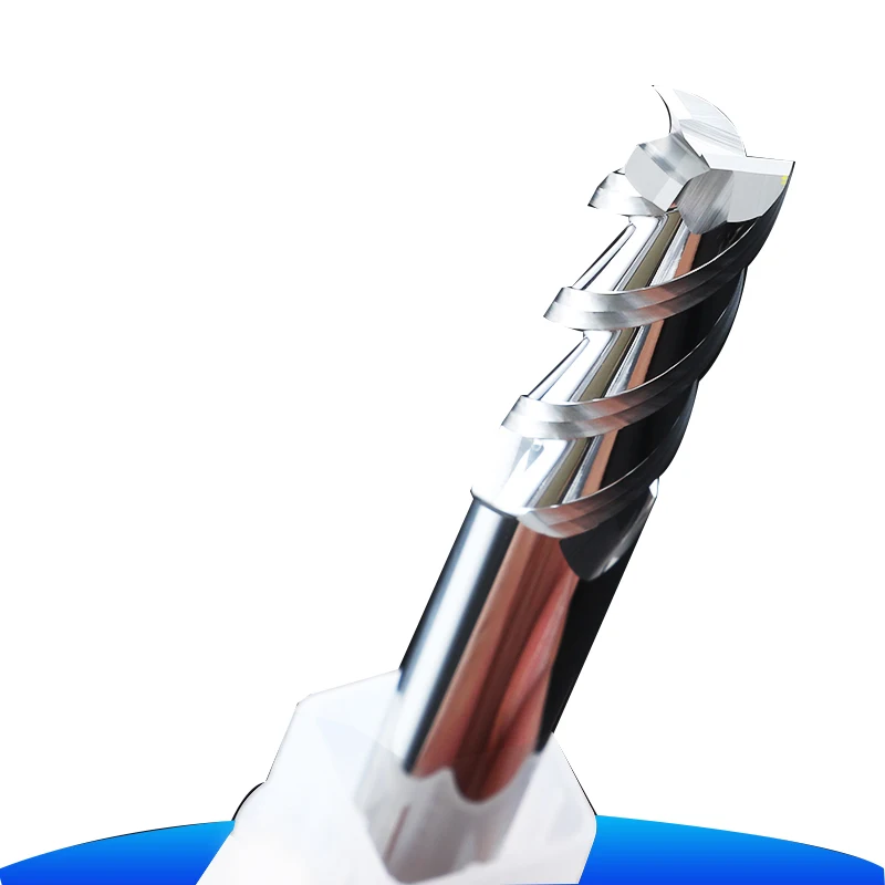5PCS Aluminum Milling Cutter 3 flutes 45°Hard Aluminum Alloy Milling Cutter CNC Machining Center Milling cutter