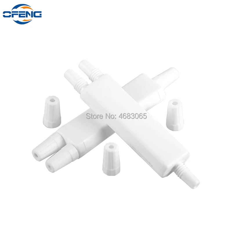 Caja de protección de Cable de fibra óptica, caja de caída 1 en 2 salidas, empalme de Tubo termorretráctil recubierto de cuero para Cables de red, 10 Uds.