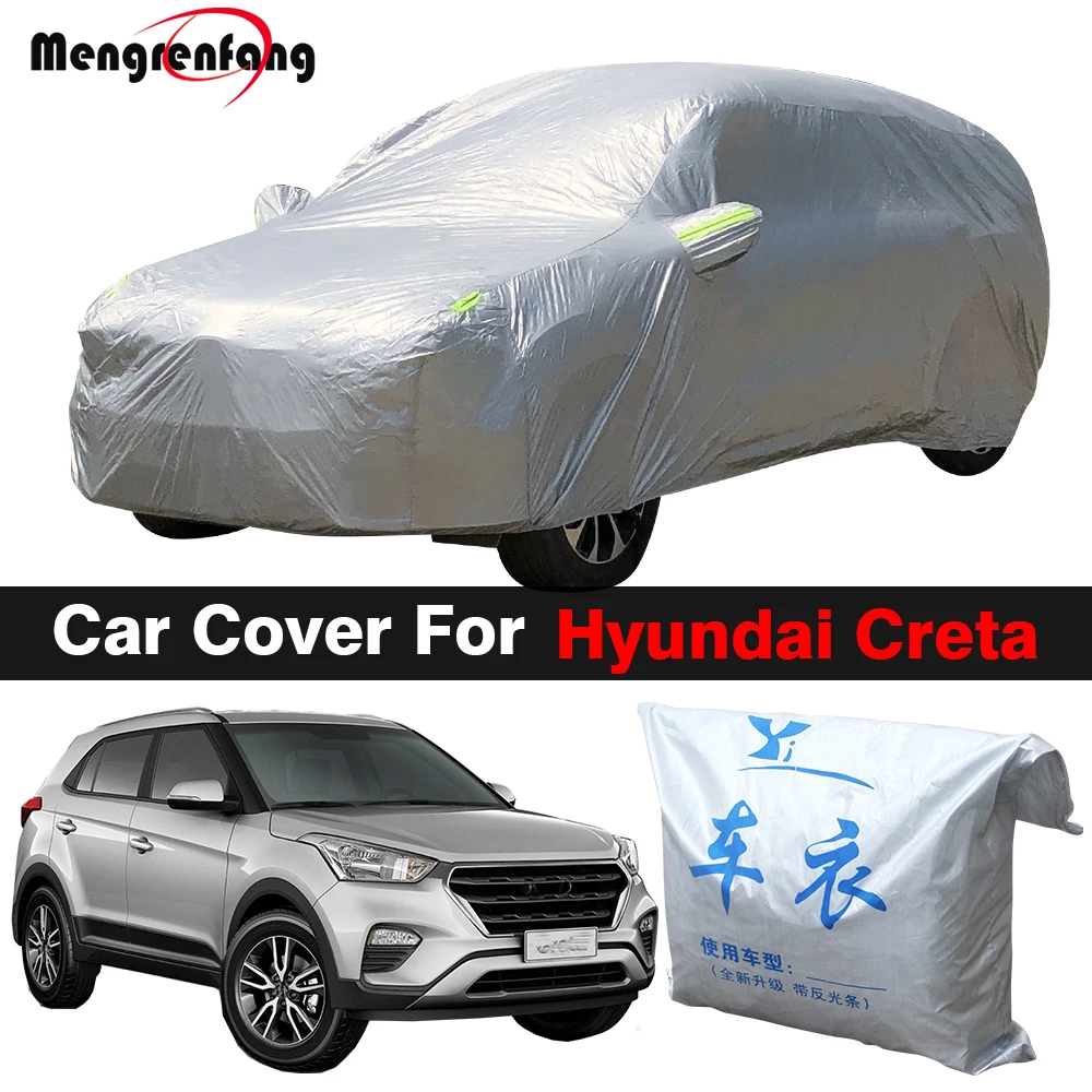 

Outdoor Car Cover Anti-UV Sun Shade Rain Snow Protection SUV Cover Dustproof For Hyundai ix25 Creta Cantus