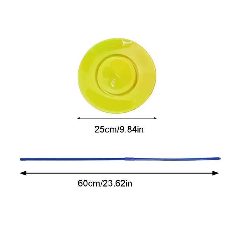 6 Set Jonglier Spinning Platten Sticks Plattenspieler Akrobatische Leistung Liefert P31B