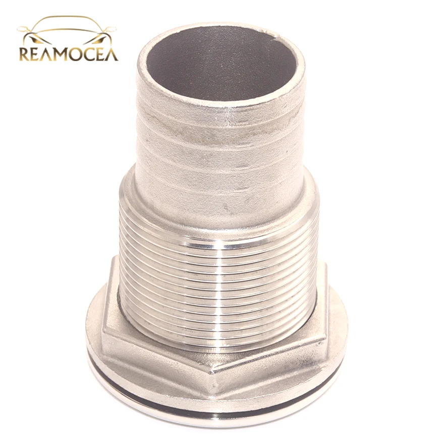 Reamocea 316 Stainless Steel Accessories Corrosion Resistance Boat Thru Hull Fitting Outlet Drain Joint For 1/2\