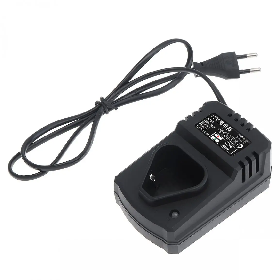 DC 12V Portable Multifunction Li-ion Lithium Battery Charger Rechargeable Power Adapter for Electric Drill Screwdriver