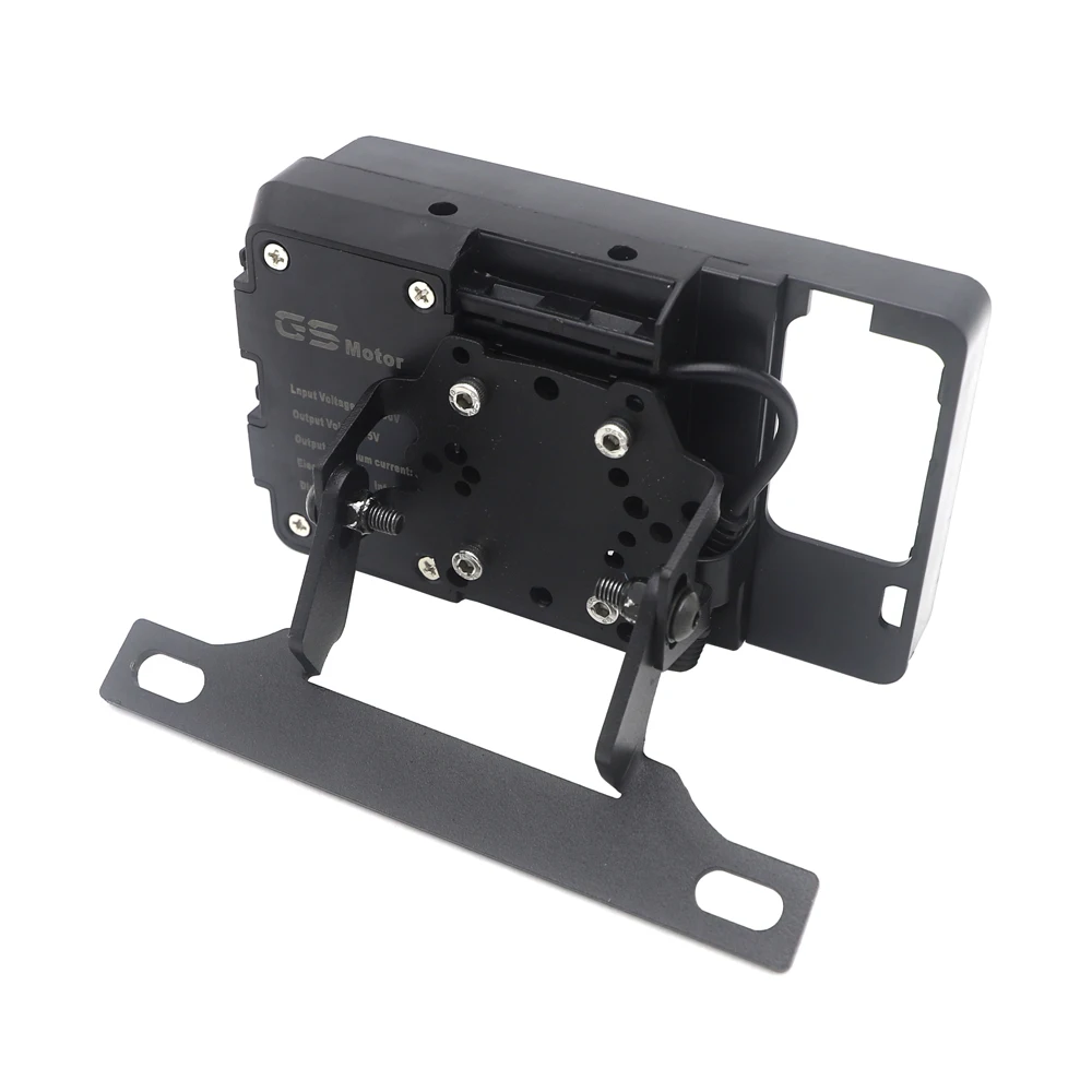 Black Navigation Bracket Mount Smartphone GPS Holder For Suzuki V-Strom 650 2010 V strom - Image 3