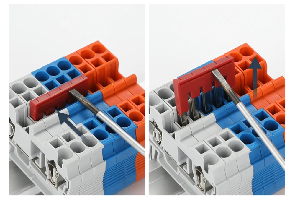 1 Stück FBS 10-3,5 Verdrahtungsbrücke 3/5/10 Pin PT1,5 TW/QU 1,5 mm Stecker DIN-Schienenklemmenblock Zubehör Plug-in-Brücke FBS10-3,5 – Detail 3
