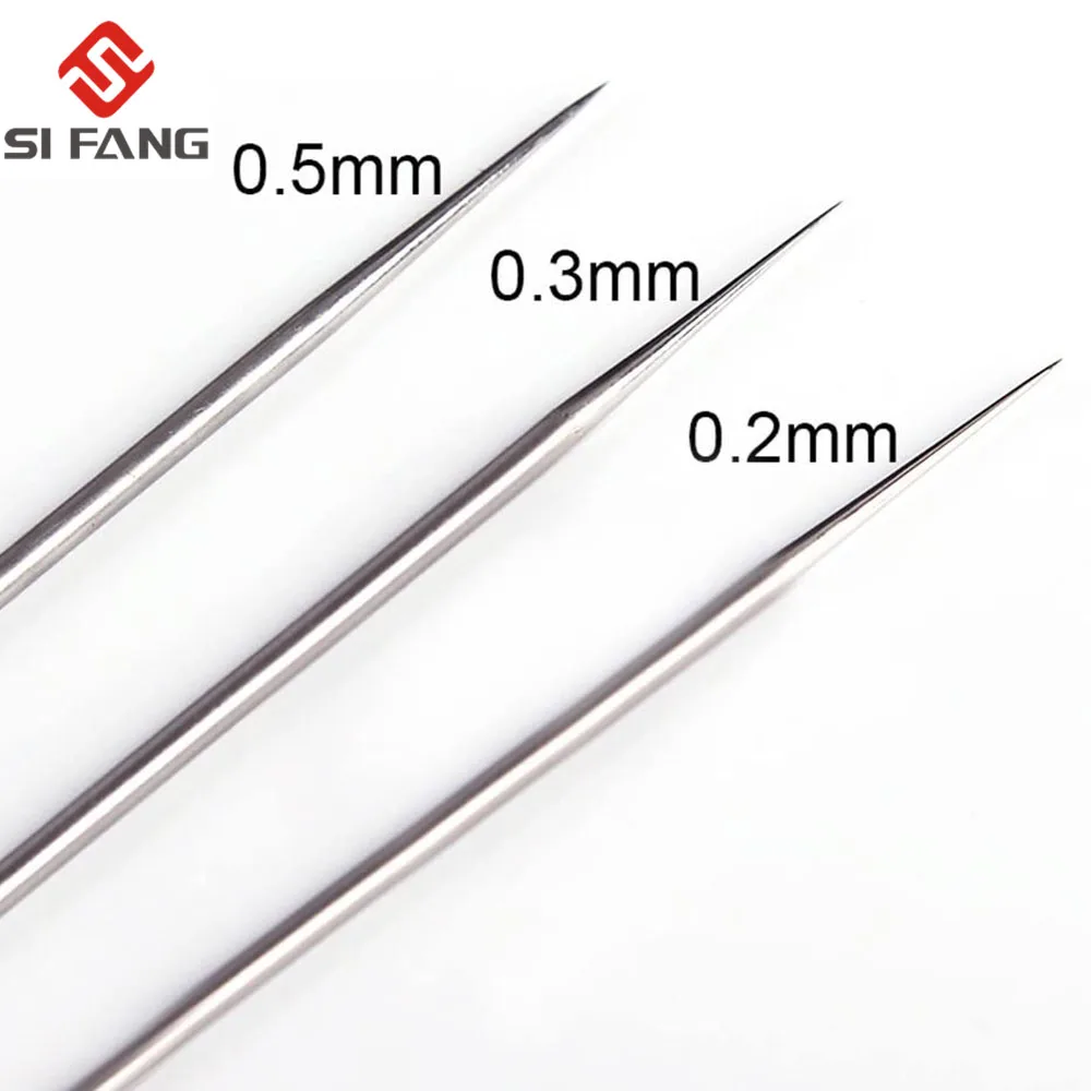 0.2/0.3/0.5mm Airbrush Nozzle Needle Replacement for Airbrushes Spray Gun Model Spraying Paint Maintenance Tool Accessories