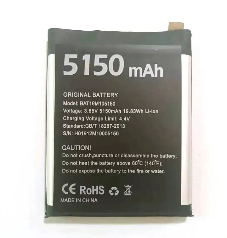 Westrock Original 5150mAh BAT19M105150 Battery for Doogee S95 Pro Cell Phone