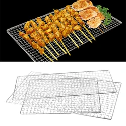 1 Pc Stainless Steel BBQ Barbecue Grill Grilling Mesh Wire Net Outdoor Cooking Tool Accessories 3 Size