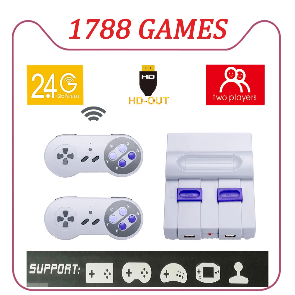 

PLAYGO Wireless TV Game Console 32 Bit Mini Video Game Player with 1788 Games Arcade Video Game Console