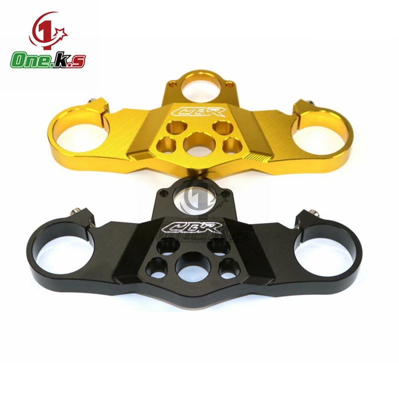 Aluminum Motorcycle Front Fork Lowering Triple Tree Front End Upper Top Clamp For HONDA CBR600RR 2005 2006