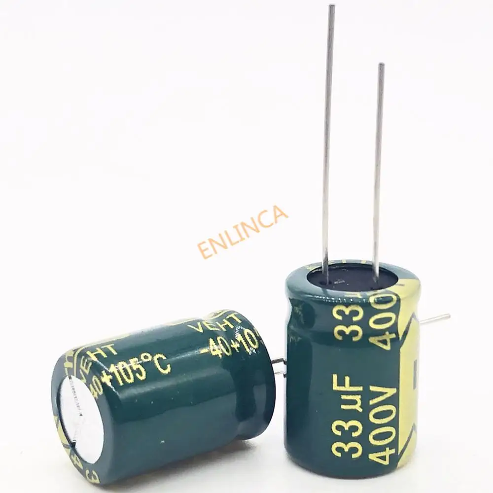 4 pz/lotto 400V 33UF ad alta frequenza a bassa impedenza 13*18 20% condensatore elettrolitico radiale in alluminio 33000NF 20%