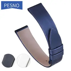 Pesno Spun Silk Watches Watchbands Genuine Leather Bracelet Strap Watch Accessories Wristband Women Watch Strap