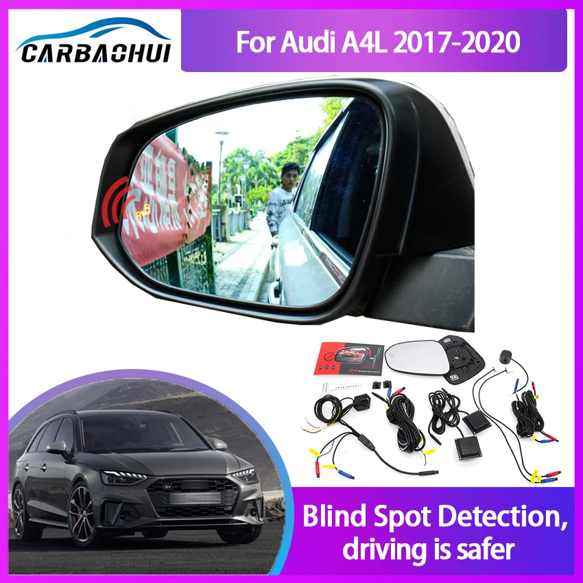 Millimeter For Audi A4L 2017-2020 Wave Radar Blind Spot Detection BSA BSD BSM Assist Driving Parallel Safety Lane Change Assist