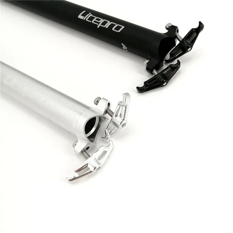 Litepro A71 Seat Post 31.8mm *600mm For Brompton Seatpost Aluminum Alloy 6061 Folding Bike Seat Tube Black Silver