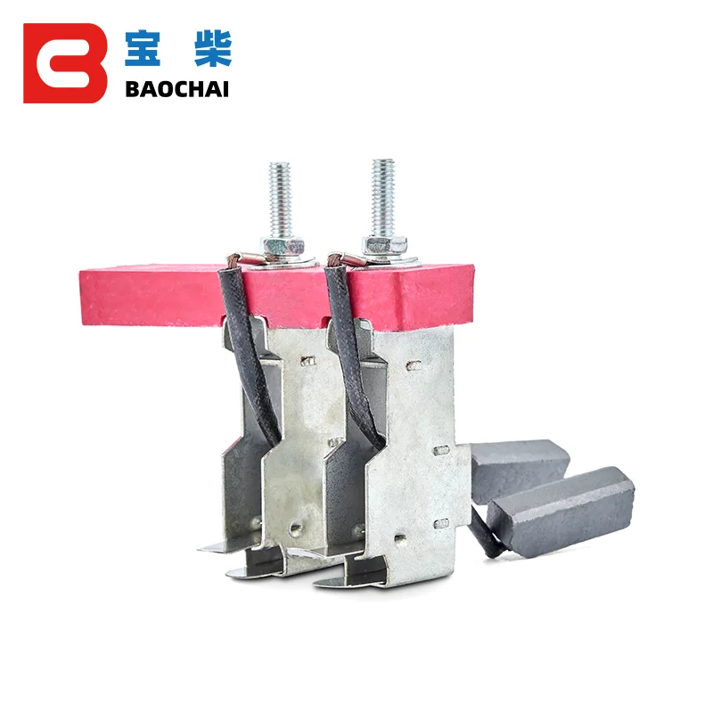 

J204 Diesel Generator Electric Motor Carbon Brush Holder Genset Spare Parts Accessories