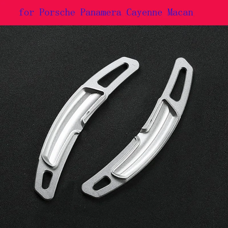 

2PCS Aluminum Alloy Steering Wheel Shift Paddle Shifter for Porsche Panamera Cayenne Macan Accessories for the car