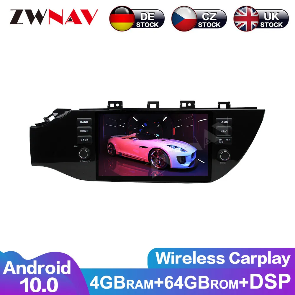 ZWNAV Android 10 Core With DSP For KIA K2 2017 Car radio video player Multimedia GPS navigation accessories Sedan No dvd 2 din