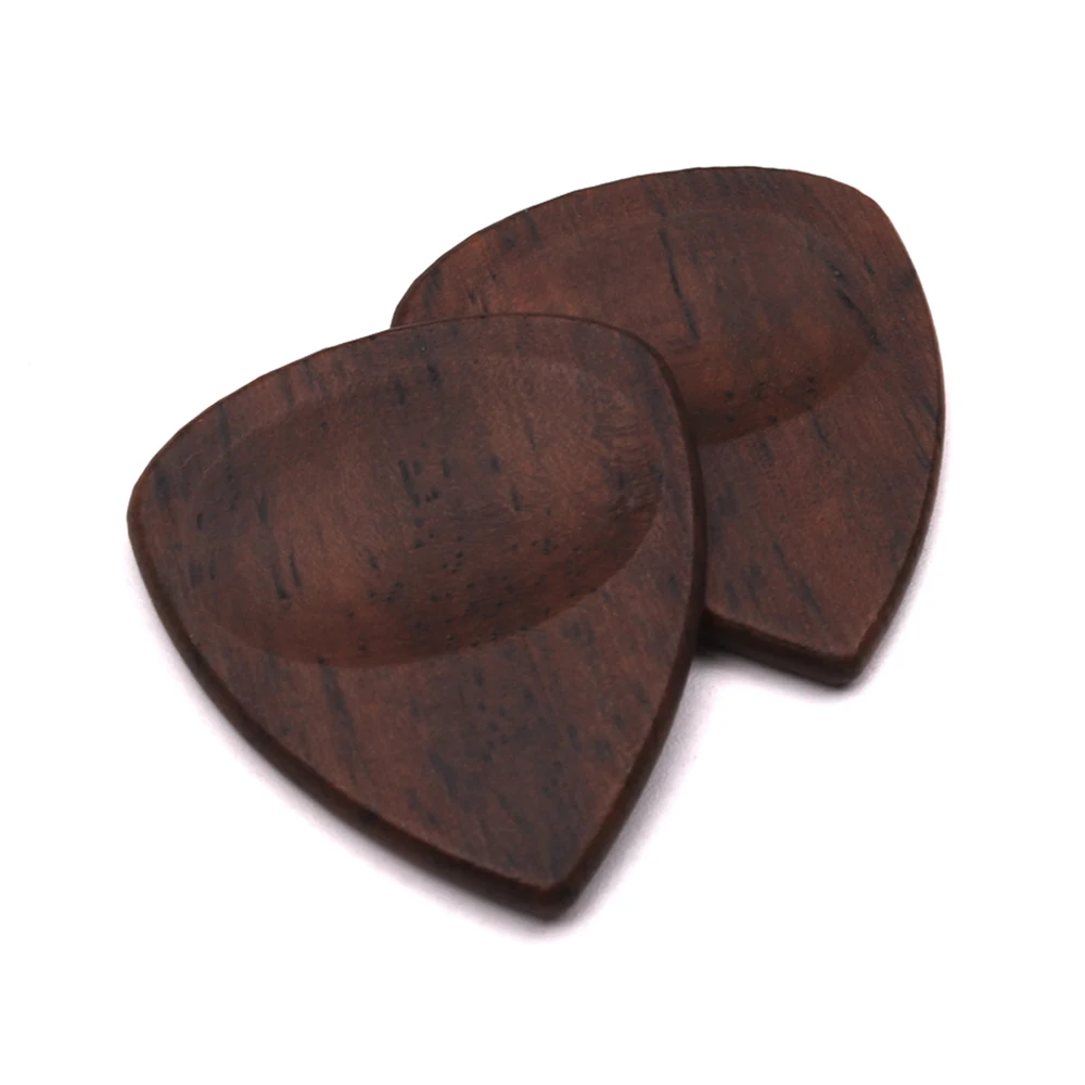 2pcs Wood Guitar Picks Guitar Pick Plectrum for Acoustic Ukulele Bocote Wood Guitar Accessories