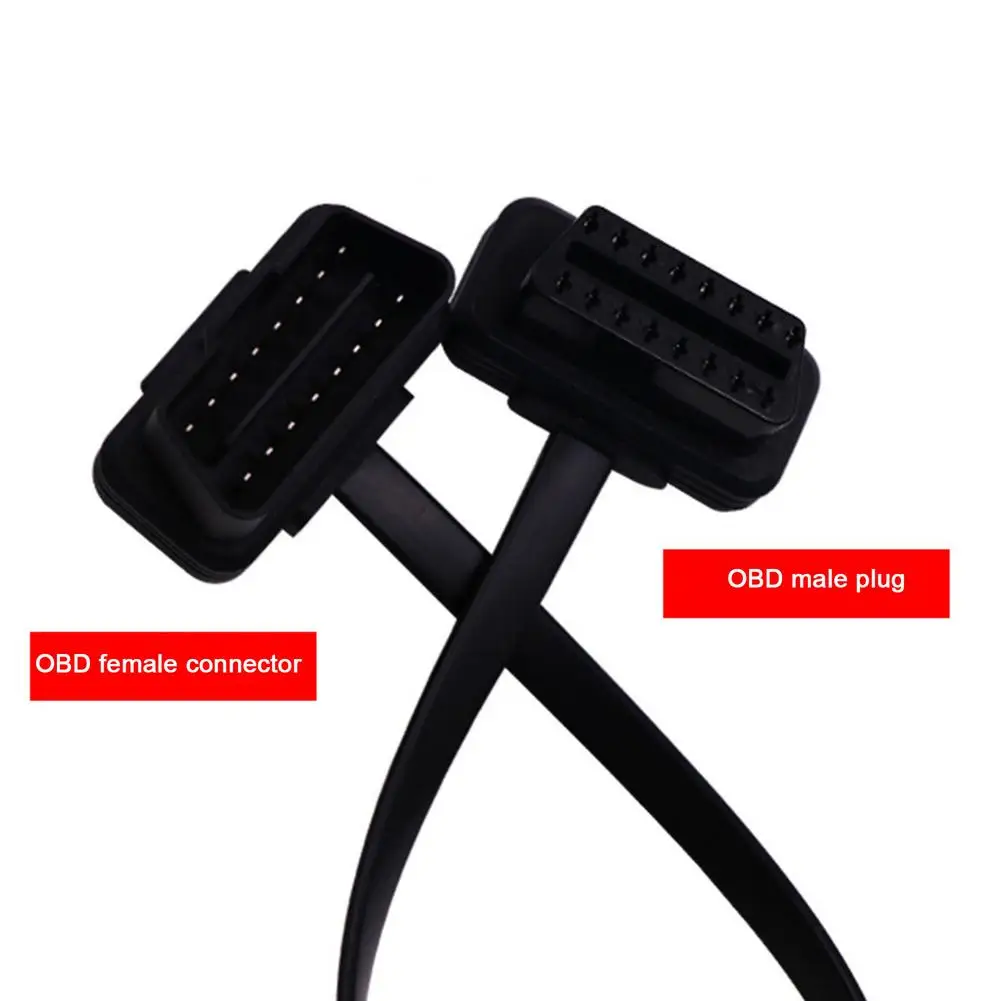 OBD2 Splitter Car Computer Splitter Plug Data Cable OBD2 Conversion Interface Extension Cable Easy To Plug And Unplug