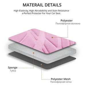 Full set of car seat lids, front & rear split seat protector, universal fits car/SUV, to the Ibiza seat to Peugeot 406 for Citroen C5 8 Main Sales Bank cover Seat Ibiza - №3