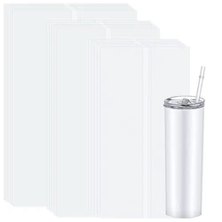 Promotion! 30Pcs Sublimation Shrink Wrap Film, 3 Sizes Heat Transfer Shrink Film Shrink Wrap Bags White Wrap for Mug,Tumblers, C