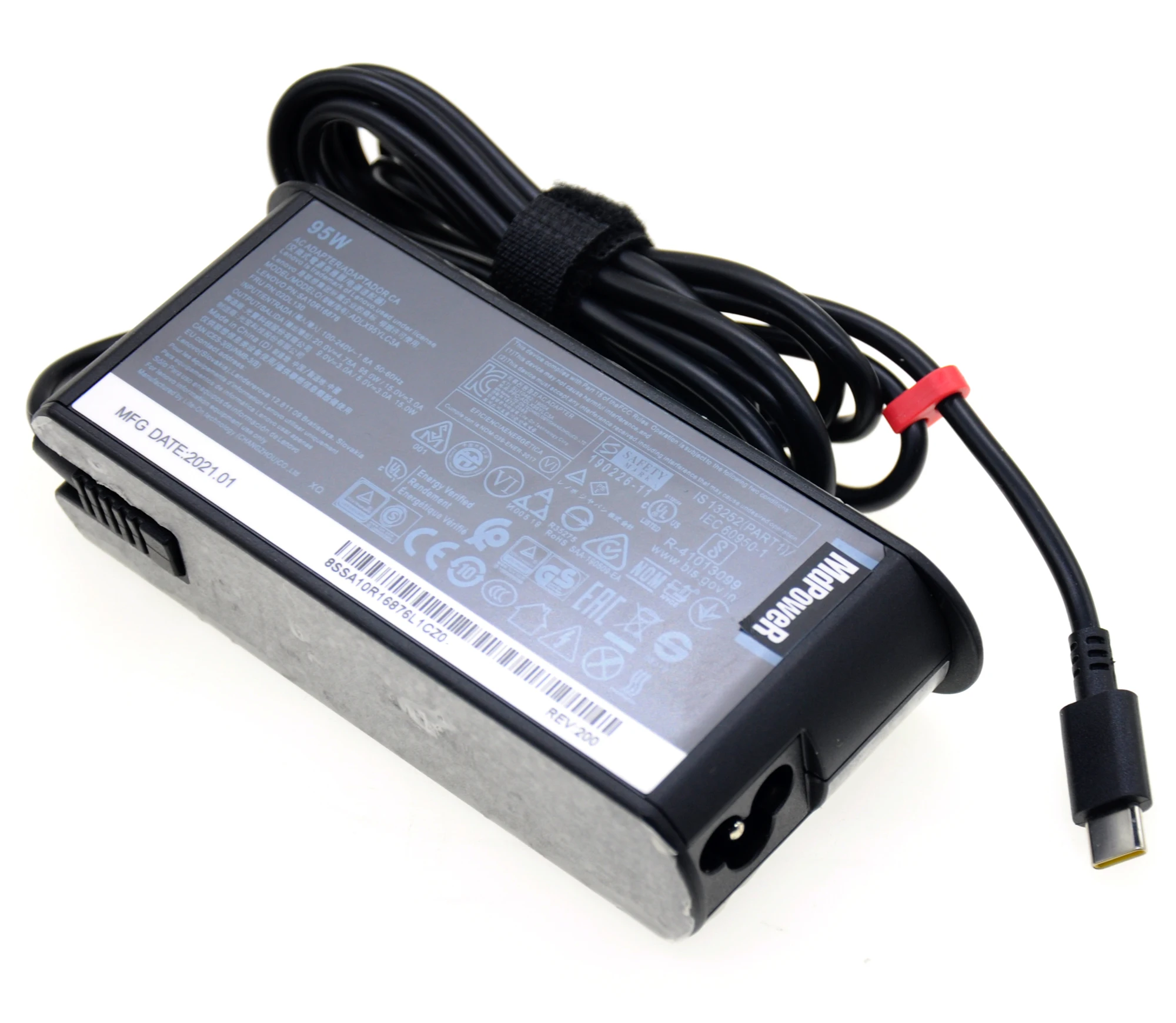 Genuine 95W Type-C Charger 20V 4.75A /15V 3A /9V 3A /5V 3A for Lenovo ADLX95YCC3 YOGA 14S THINKPAD X1 CARBON T470ST AC adapter