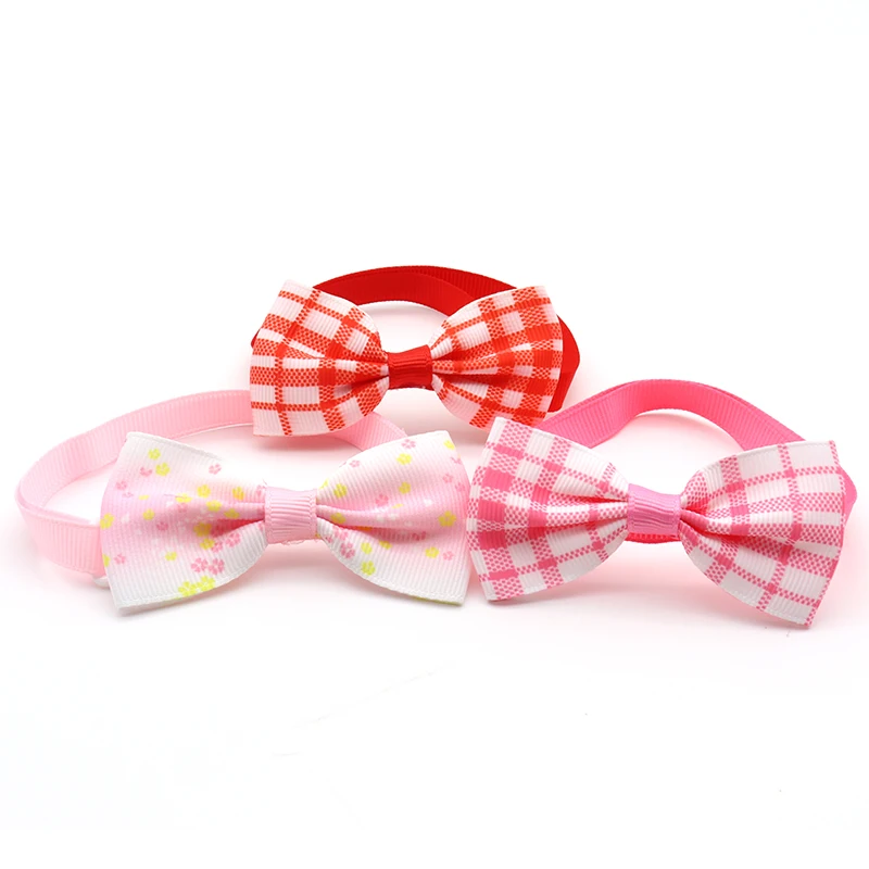 50/100 pc Puppy Dog Bowties Necktie Adjustable Pet Dog Collar Dog Accessories Dog Bows Pet Supplies Dog Accessories Dog Bowtie