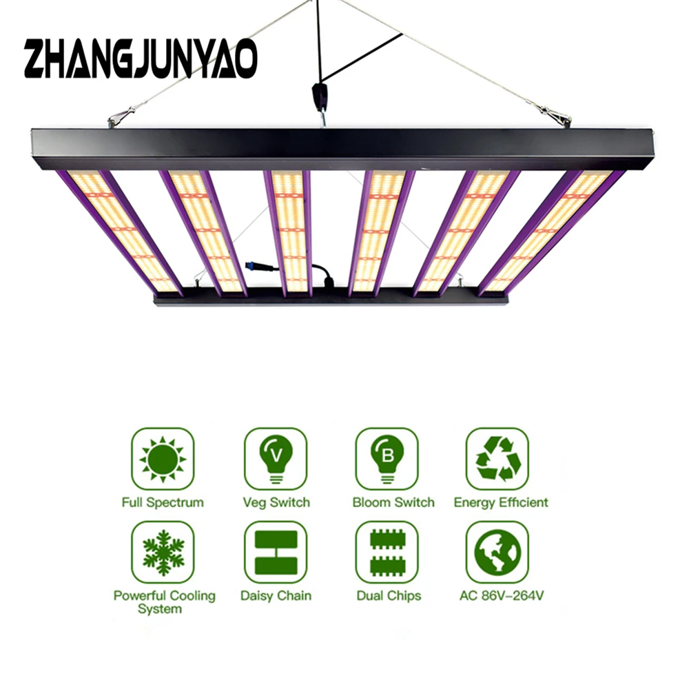 O novo samsung espectro completo lm218b pode ser escurecido conduziu a lâmpada de crescimento da planta 2000/3000/5000w, adequado para todas as plantas hidropônicas internas