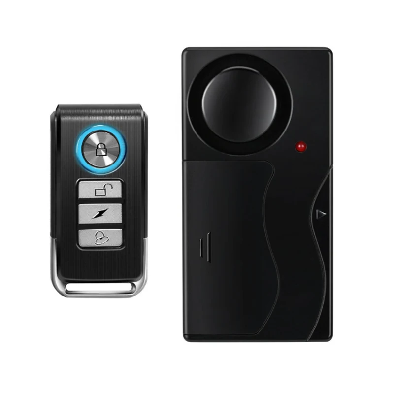 AliExpress awapow Awapow Wireless Vibration Bike Alarm With Remote Control Anti-Theft Alarm 110dB Loud Bike Door Window Alarm Home Safety System