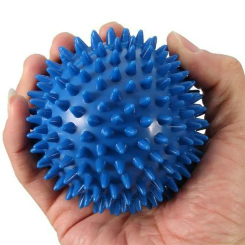 1Pcs 9cm Durable PVC Spiky Massage Ball Trigger Punkt Sport Fitness Hand Fuß Schmerzen Relief Plantarfasziitis Reliever hedgehog