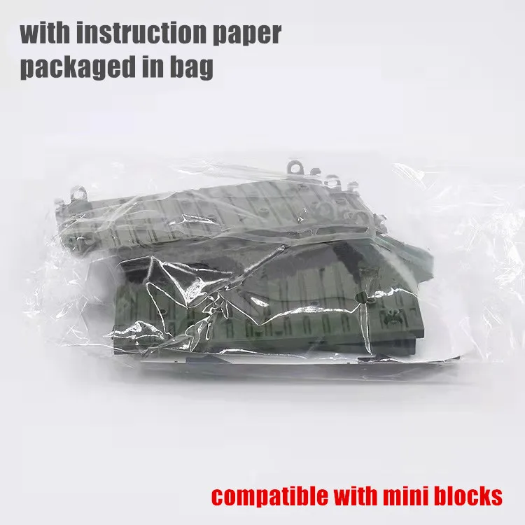 Compatible Military Container Blocks Toys for Boys MOC WW2 War Game Battle Base Mini Building Bricks Creative DIY Brinquedos