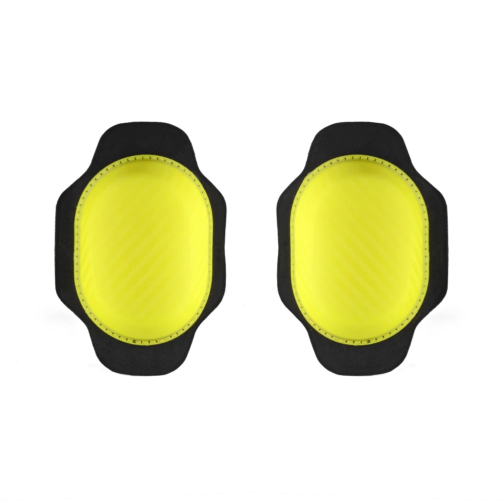 1 par universal motocicleta redonda joelheiras sliders engrenagens de proteção joelheiras sliders corrida ciclismo esportes bicicleta joelho capa