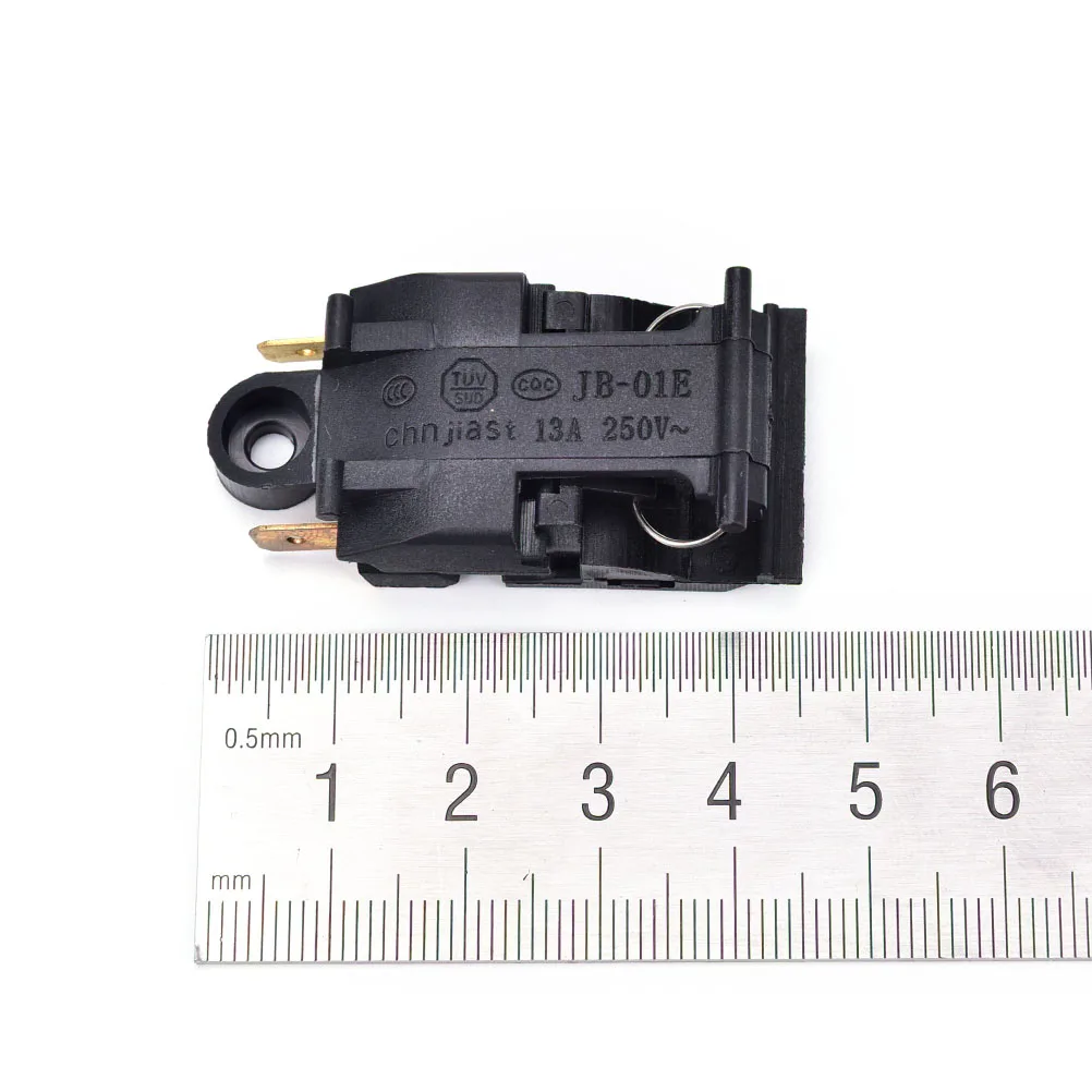 Interruptor elétrico da chaleira, Interruptor do termostato, Peças Médias de Cozinha, 13A, 250V, 46x21mm, Aprox, 2Pcs