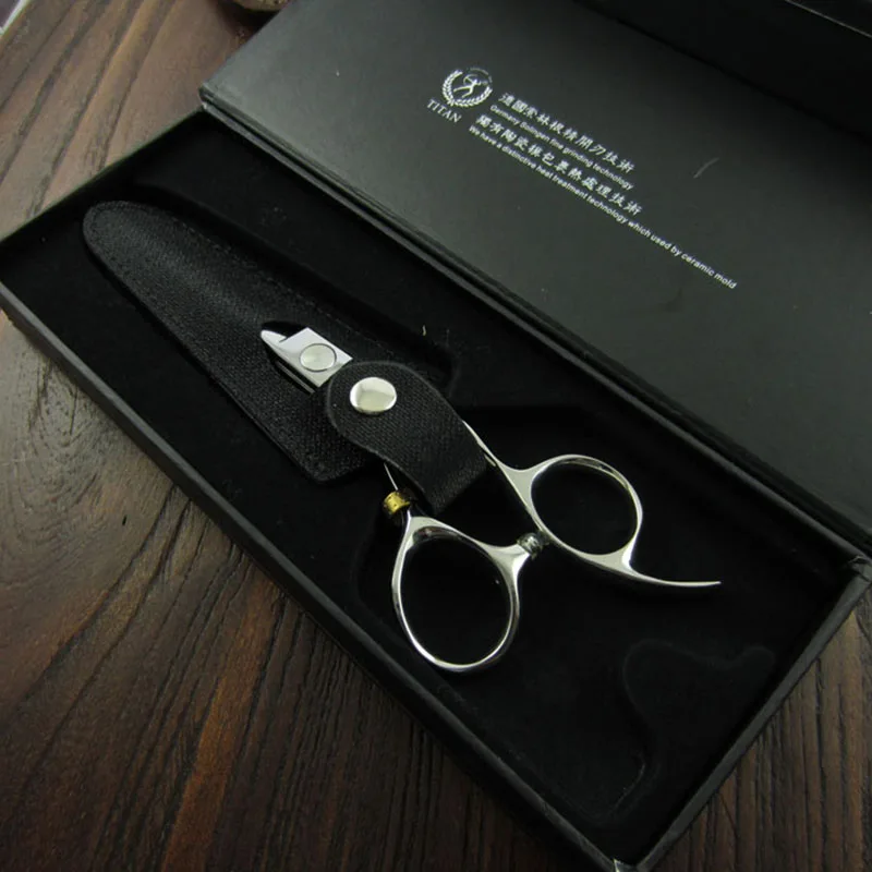 Titan Professional Hair Scissors Barber Tool Beard Ball Screw Hand Made Sharp VG10 Steel Hair Cutting Slicing Scissors