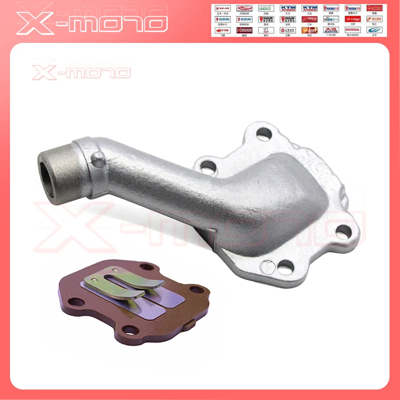 Motorcycle Parts Intake pipe Reed Valve Intake Valve Plate for Yamaha PW50 PW 50 PY50 PEEWEE 1981-2009 Dirt Pit Bike