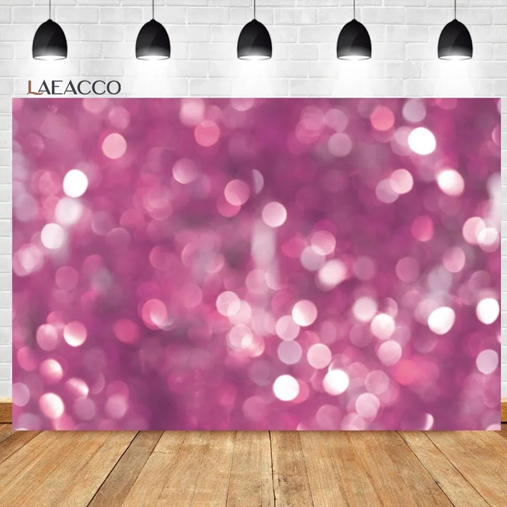 Laeacco Baby Shower Newborn Birthday Backgrounds Colorful Polka Dots Light Bokeh Children Portrait Photography Backdrops Props