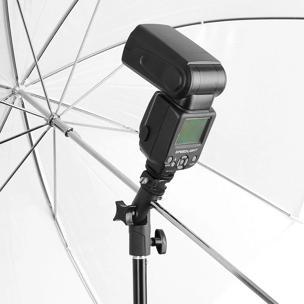 Support de lampe Flash Speedlite, adaptateur pour lumière de Studio Type E avec support à vis 1/4 3/8, accessoires de Studio