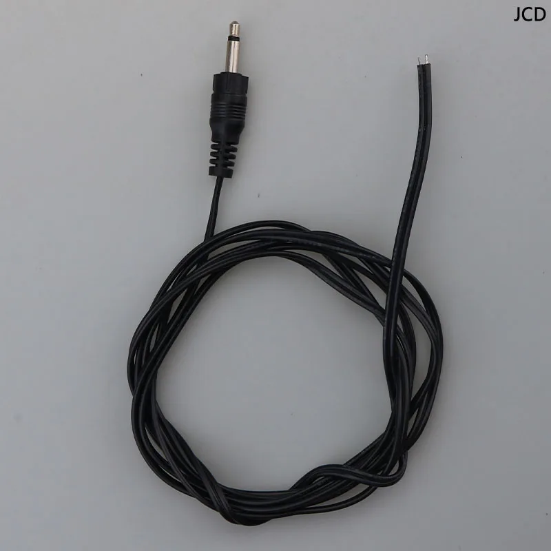 3.5mm Mono Stereo Headset male Plug with cable 2 pole 3.5 mm welding Audio Jack Adapter Connector length:1.5m