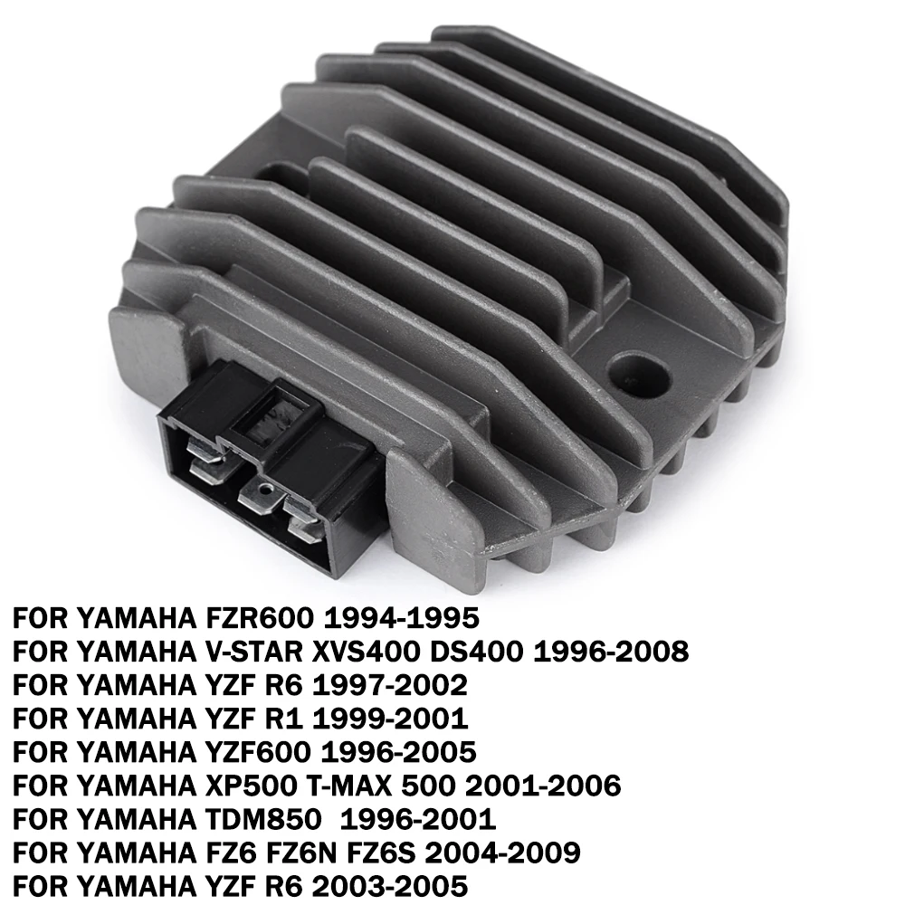 Motocykl Regulator prostownika dla Yamaha YZF R1 R6 FZ6 FZ6N TMAX 500 FZR600 YZF600 TDM 850 XP500 FZ6S V-STAR XVS400 DS400