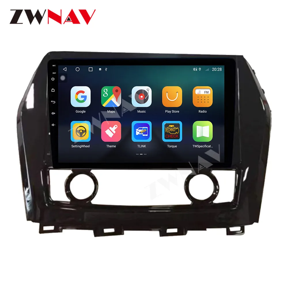 Android 10.0 4+128GB For NISSAN CIMA 2016 2017 ISP Touch Screen Car GPS Navigation Car Radio Multimedia Player With DSP Carplay