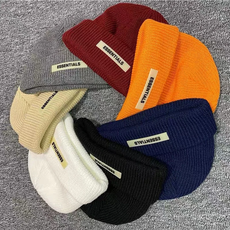 Jesienno-zimowa czapka beanie dla kobiety mężczyźni czapka z dzianiny marki Stick Unisex dziewczyny kobieta Toque solidna cieplejsza czapka damska Skullcap