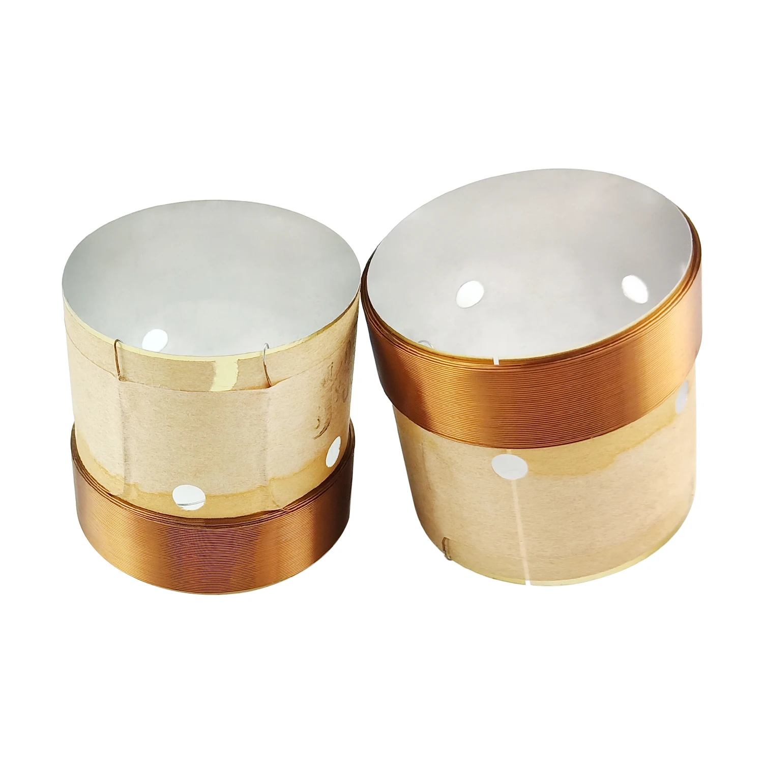 Ghxamp 38.5มม.อลูมิเนียมวูฟเฟอร์ขดลวดเสียงASV 4ชั้นลวด8 Ohm Bassลำโพงขดลวดซ่อมซับวูฟเฟอร์Diy 2Pcs