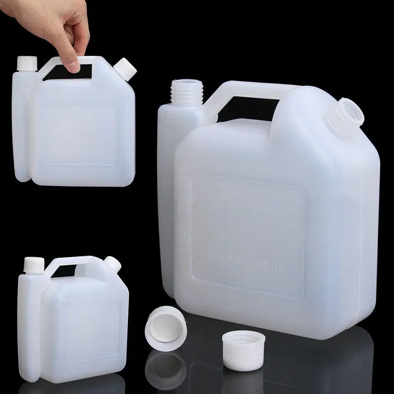 High Quality Hot New Practical Mixing bottle Tank Lawn mower Plastic Fuel petrol oil Portable 1L 25:1 50:1 Container