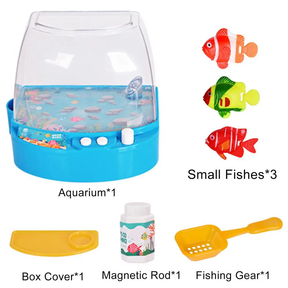 Electric Fish Tank Interactive Feeding Experience Children Children\'s Simulation Interesting Toy Kids Aquarium Electric Fish Toy