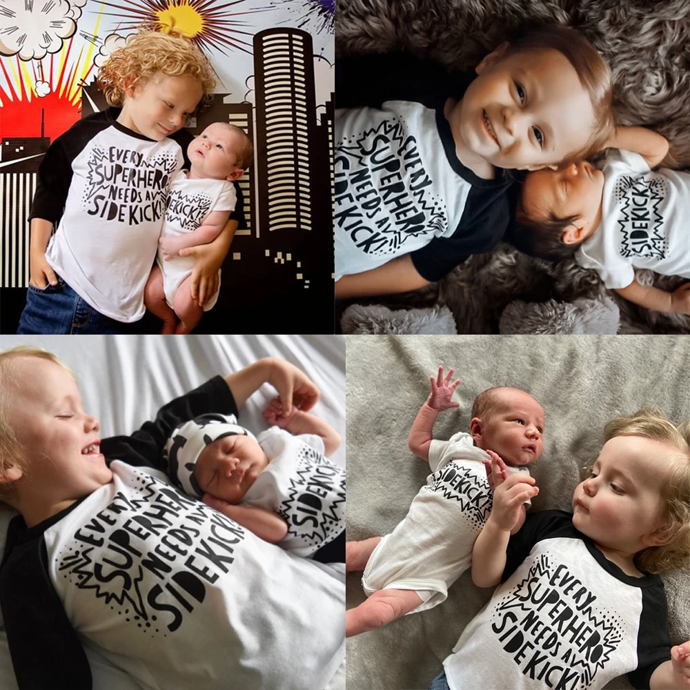 Big Brother Little Brother Shirts Matching Brother Raglan Shirt Baby Boy Announcement Coming Home Outfit Big Bro Lil Bro Tops