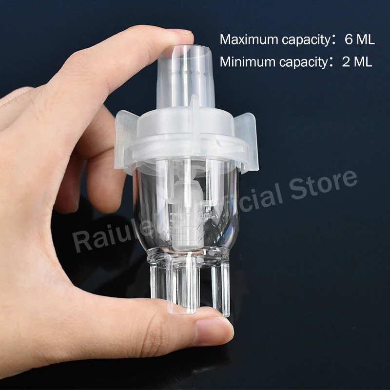Universal Original 6ML Inhaler Cup Medicine Tank Cup Sprayer Compressor Nebulizer Accessary Three-legged Atomization Cup