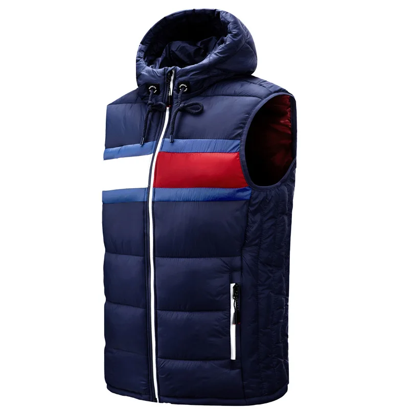 2021 Winter Mannen Mode Parka Overjas Windjack Mannelijke Casual Jack Dikke Klassieke Winddicht Mouwloze Nieuwe Business Hombre